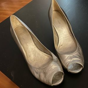 2 for $15 Silver Marcella Paci Heels in size 8